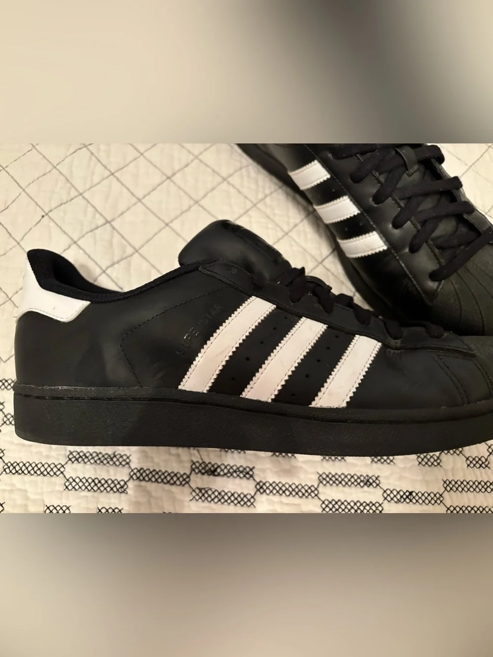 adidas superstar foundation black/white/black 12